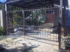 Решетчатые ворота распашные - пример 12 фото в Клину