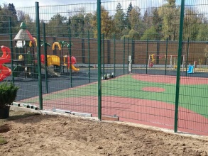 Забор на детскую площадку 50 метров фото в Клину